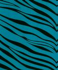 Fabric 1207 Turquoise Zebra