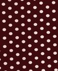 Fabric 1228 ** Dk Brown Polka Dot