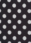 Fabric 1231 Big black polka dot