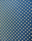Fabric 1227 Med blue polka dot